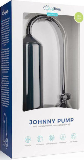 Easytoys Penis Pump With Squeeze Ball Τρόμπα Πέους Μαύρη