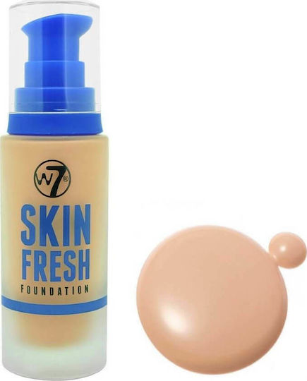 W7 Cosmetics Skin Fresh Foundation Лилаво/бяло 30мл