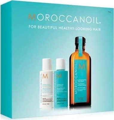 Moroccanoil Volume Travel Σετ Θεραπείας Μαλλιών με Σαμπουάν 3τμχ