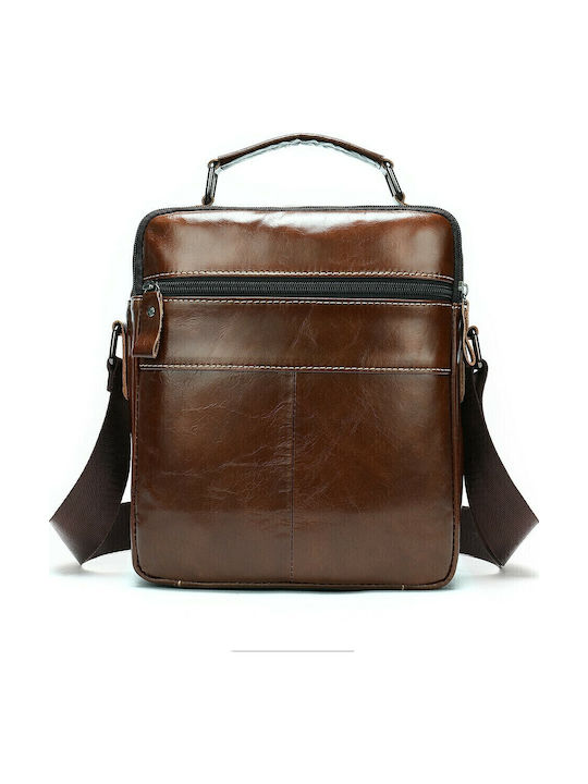 Leather Men's Bag Shoulder / Crossbody Brown