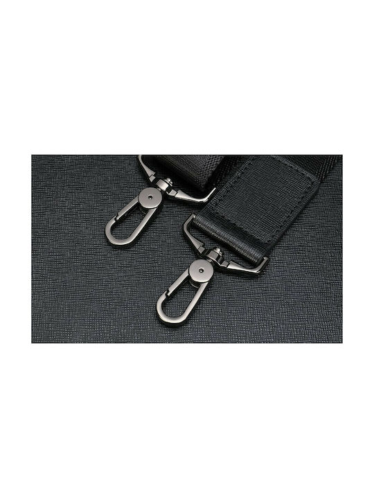 Leder Herrentasche Geldbörse Schwarz