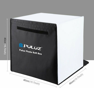 Puluz Photo Box with Multiple Backrounds Black/White 40x40x40cm