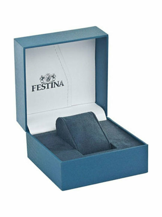 Festina Men's Watch 44mm Battery with Blue Rubber Strap