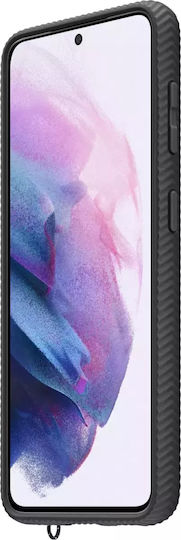 Samsung Umschlag Rückseite Kunststoff 1.4mm Schwarz (Galaxy S21 5G)