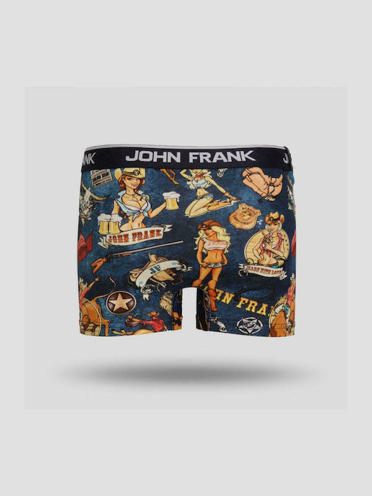 John Frank Cowgirl Boxeri pentru bărbați Multicolor cu modele 1Pachet