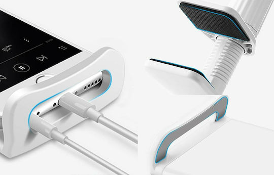 Ugreen Gooseneck LP113 Mobile Phone Stand with Extension Arm in White Colour