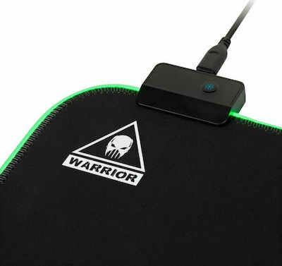 Kruger & Matz Medium Gaming Mouse Pad with RGB Lighting USB Black 350mm Warrior