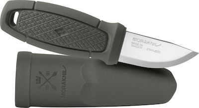 Morakniv Eldris Light Duty Knife Gray with Blade made of Stainless Steel in Sheath