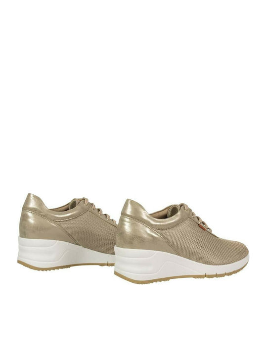 Damen Anatomisch Sneakers Gold