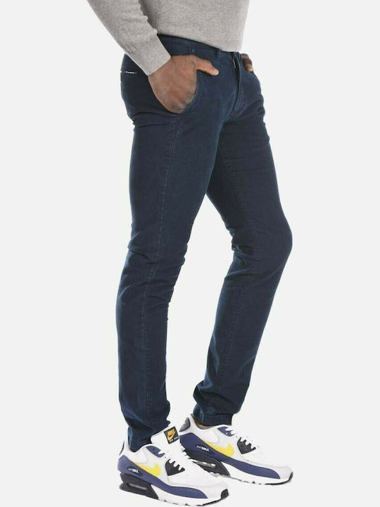 Herren Jeanshose Elastisches mit Schlank Anwendung Marineblau