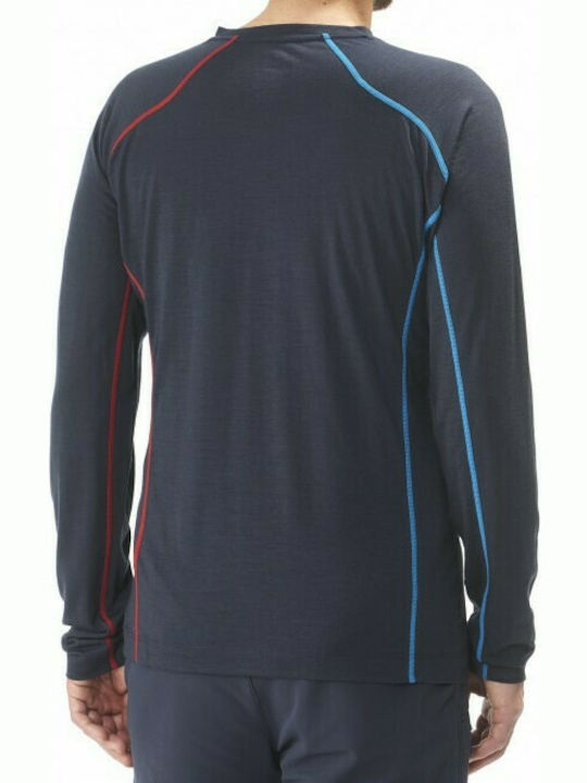 Millet Trilogy Herren Langarm-Pullover mit V-Ausschnitt Navy