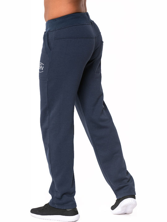 Sweatpants without Elastic Navy Blue