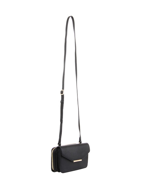 Nine West Girl On The Go NGS106378 Γυναικεία Τσάντα Χιαστί Μαύρη