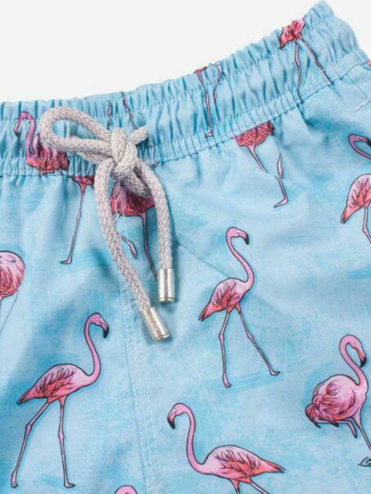 John Frank με Flamingo Παιδικό Μαγιό Βερμούδα / Σορτς Γαλάζιο