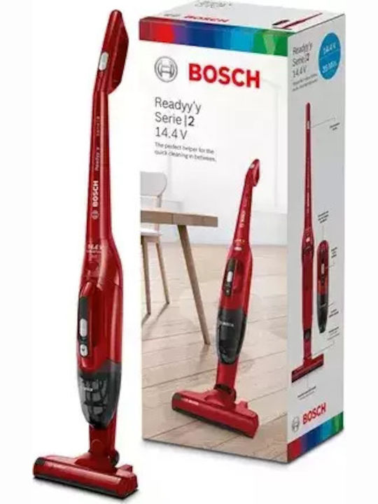 Bosch Readyy'yBBHF214R Wiederaufladbar Stick- & Handstaubsauger 14.4V Rot