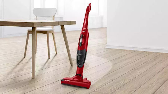 Bosch Wiederaufladbar 2-in-1 Staubsauger Stick & Handgerät 14.4V Rot BBHF214R