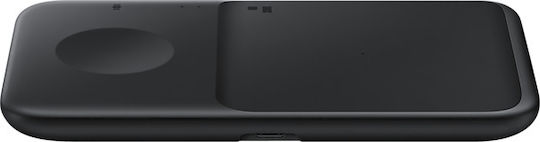 Samsung Ασύρματος Φορτιστής (Qi Pad) 9W Power Delivery Μαύρος (Duo With Travel Adapter)