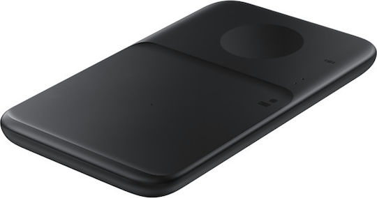 Samsung Ασύρματος Φορτιστής (Qi Pad) 9W Power Delivery Μαύρος (Duo With Travel Adapter)