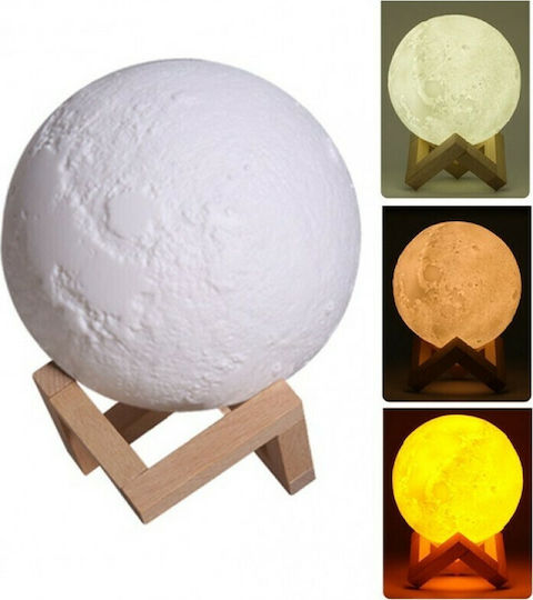 Dekorative Lampe Mondlicht Weiß