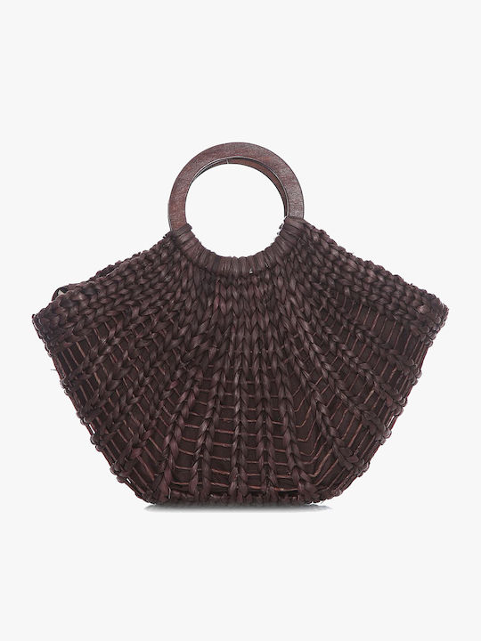 Bartuggi Wicker Beach Bag Brown