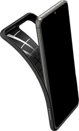 Spigen Liquid Air Back Cover Σιλικόνης Μαύρο (Galaxy S21 Ultra 5G)