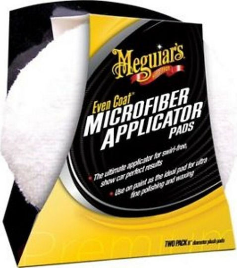 Meguiar's Microfiber Applicator Pads Sponges Applicator Polishing Car 2pcs