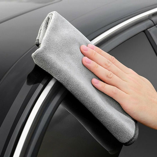 Baseus Easylife Car Washing Towel Lavete Microfibră Uscare Auto Gri 40x40cm 2buc