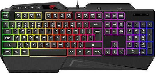 Havit KB852CM Set Σετ Gaming Πληκτρολόγιο με RGB φωτισμό & Ποντίκι (Αγγλικό US)