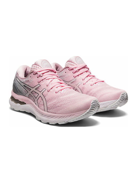 Gel-Nimbus 23 Damen Sportschuhe Laufen Pink Salt / Pure Silver