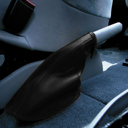 Lampa Cizme de frână de mână Husă de frână de mână din piele neagră cu șnur
