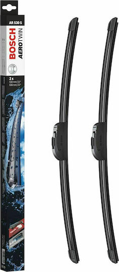 Bosch Aerotwin AR530S Front Car Wiper Set 530mm for Audi A4 Volkswagen Passat Jeep Grand Cherokee