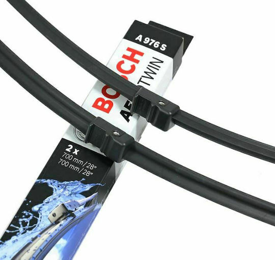 Bosch Aerotwin A976S Front Set Car Wiper Blades 700mm Universal Peugeot 407