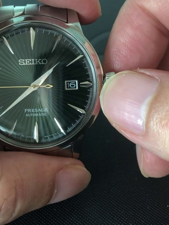 Seiko Presage Men's Watch 40.5mm Automatic with Silver Metal Bracelet