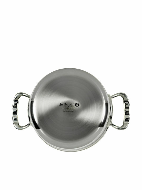 De Buyer Affinity Deep Stainless Steel Pot 3.4lt / 20cm