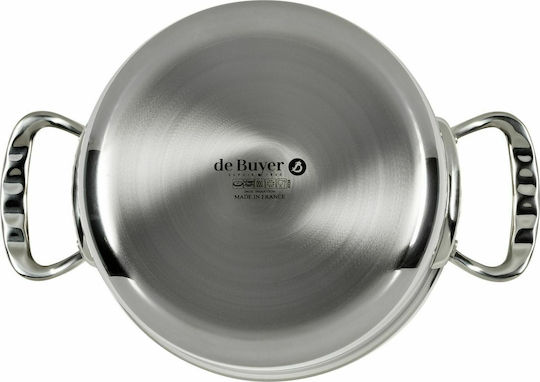 De Buyer Affinity Βαθιά Ανοξείδωτη Κατσαρόλα 3.4lt / 20cm