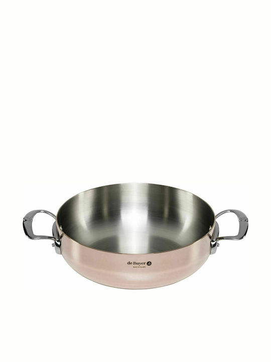 De Buyer Prima Matera Ανοξείδωτη Ρηχή Κατσαρόλα 4.9lt / 28cm