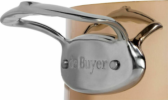 De Buyer Prima Matera Shallow Stainless Steel Pot 4.9lt / 28cm