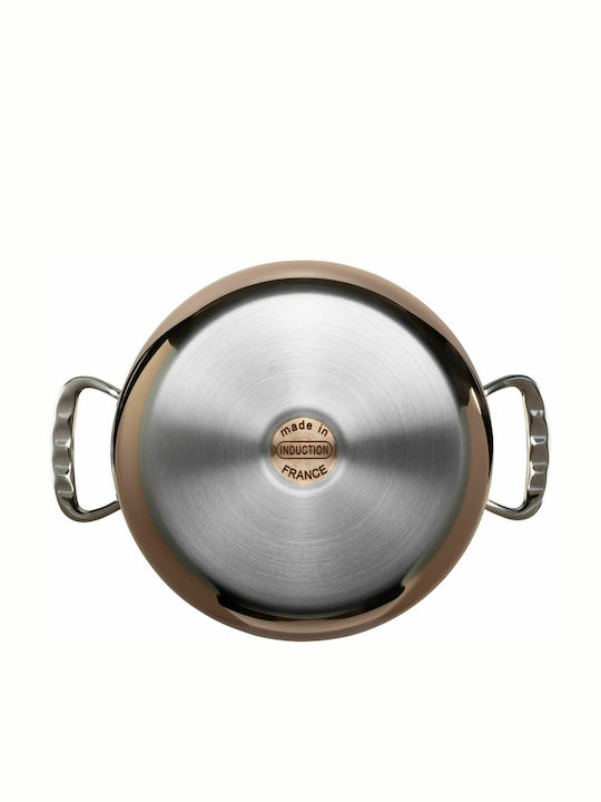 De Buyer Prima Matera Deep Stainless Steel Pot 7.5lt / 24cm