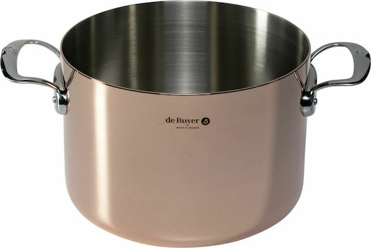 De Buyer Prima Matera Βαθιά Ανοξείδωτη Κατσαρόλα 7.5lt / 24cm