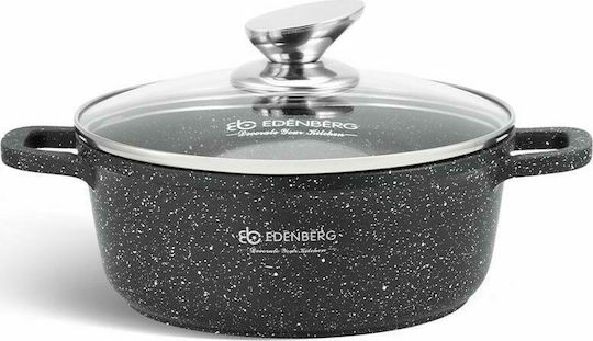 Edenberg Set De Oale Din Aluminiu Negre Cu Acoperire Antiaderent 4 Piese