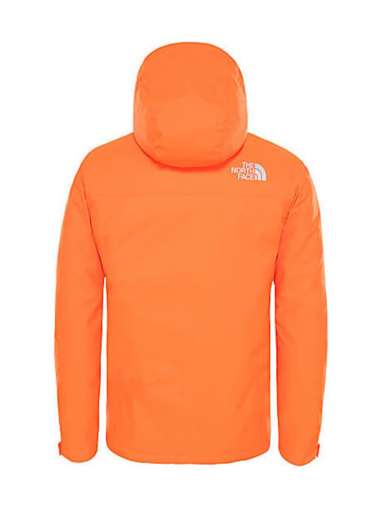 The North Face Kids Sports Jacket short Hooded Orange Y Quest