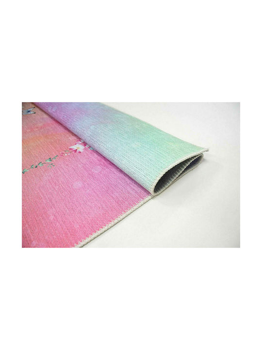 Beauty Home Kinderteppich Einhorn Rosa 120x180cm 9528-120X180
