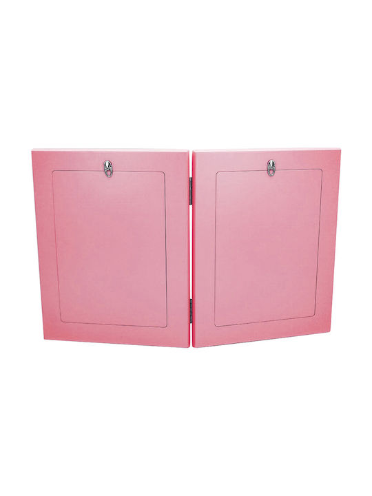 Prince Silvero Sterne Kinder Multiframe Silber Rosa 9x13cm