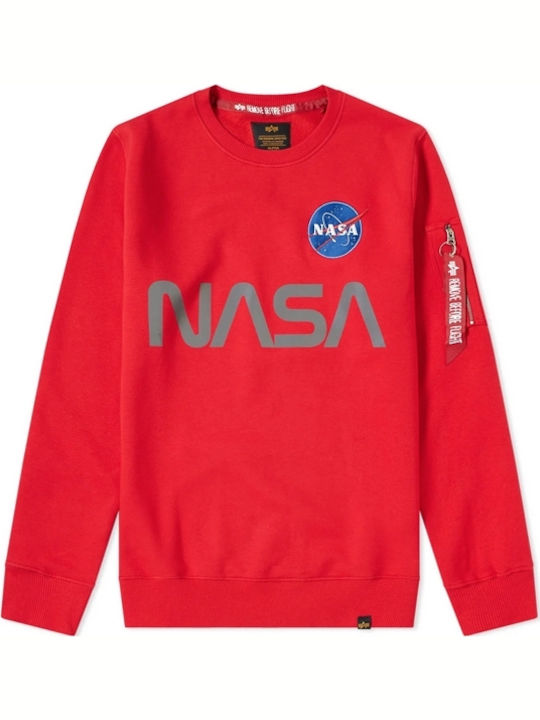 Nasa Reflective Red Sweatshirt