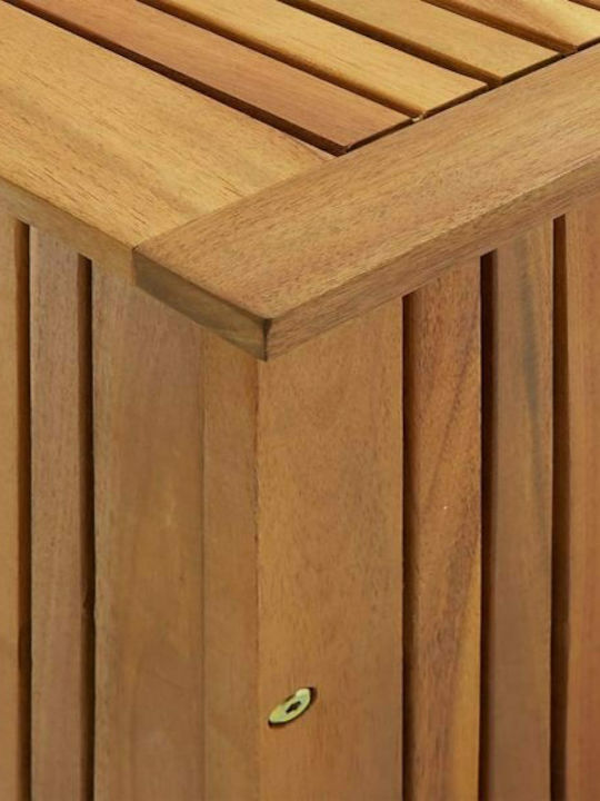 vidaXL Wooden Outdoor Storage Box Μασίφ Ξύλο Ακακίας 90x50x58cm