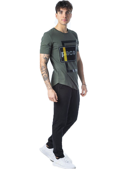 Paco & Co Men's Short Sleeve T-shirt Olive