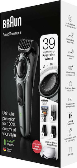 Braun Машинка за Подстригване Сребриста BT7220