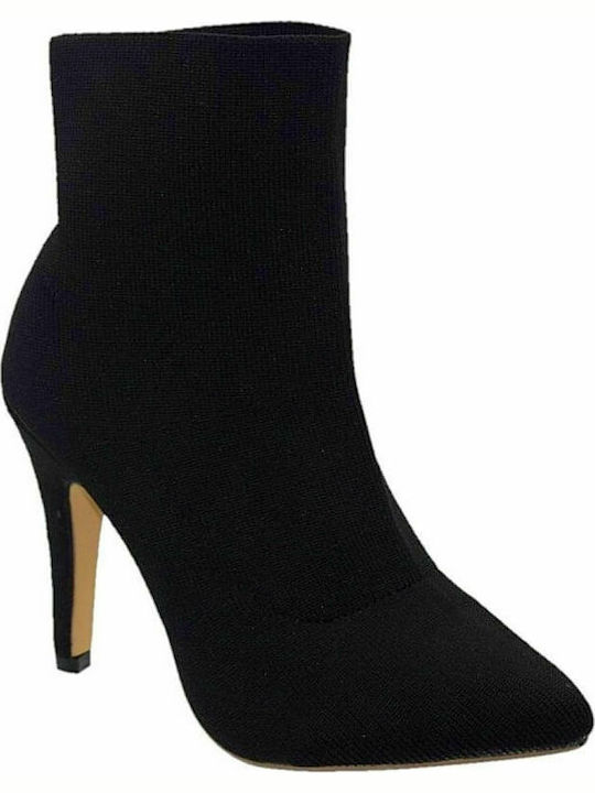 Sirena Women's Ankle Boots with High Heel Black