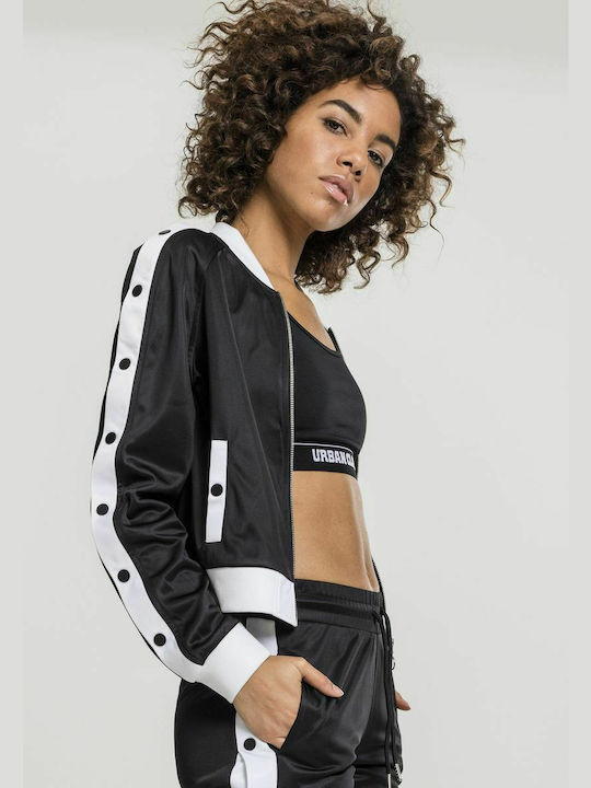 Urban Classics TB1996 Scurt Jachetă de femei Jachetă bomber Negru