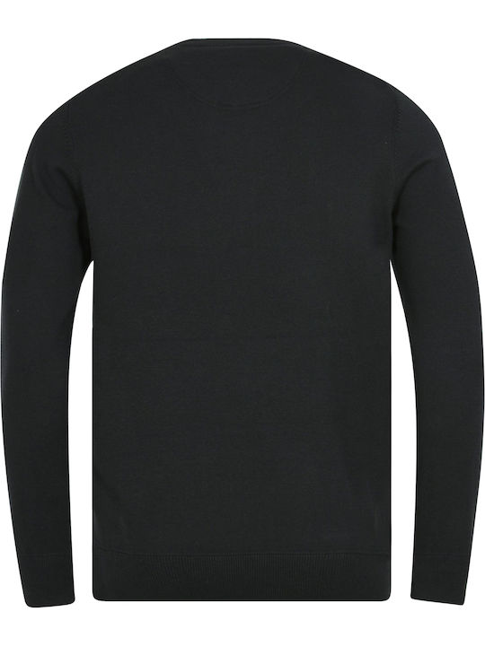Williams River Crew Long Sleeve Sweater Black